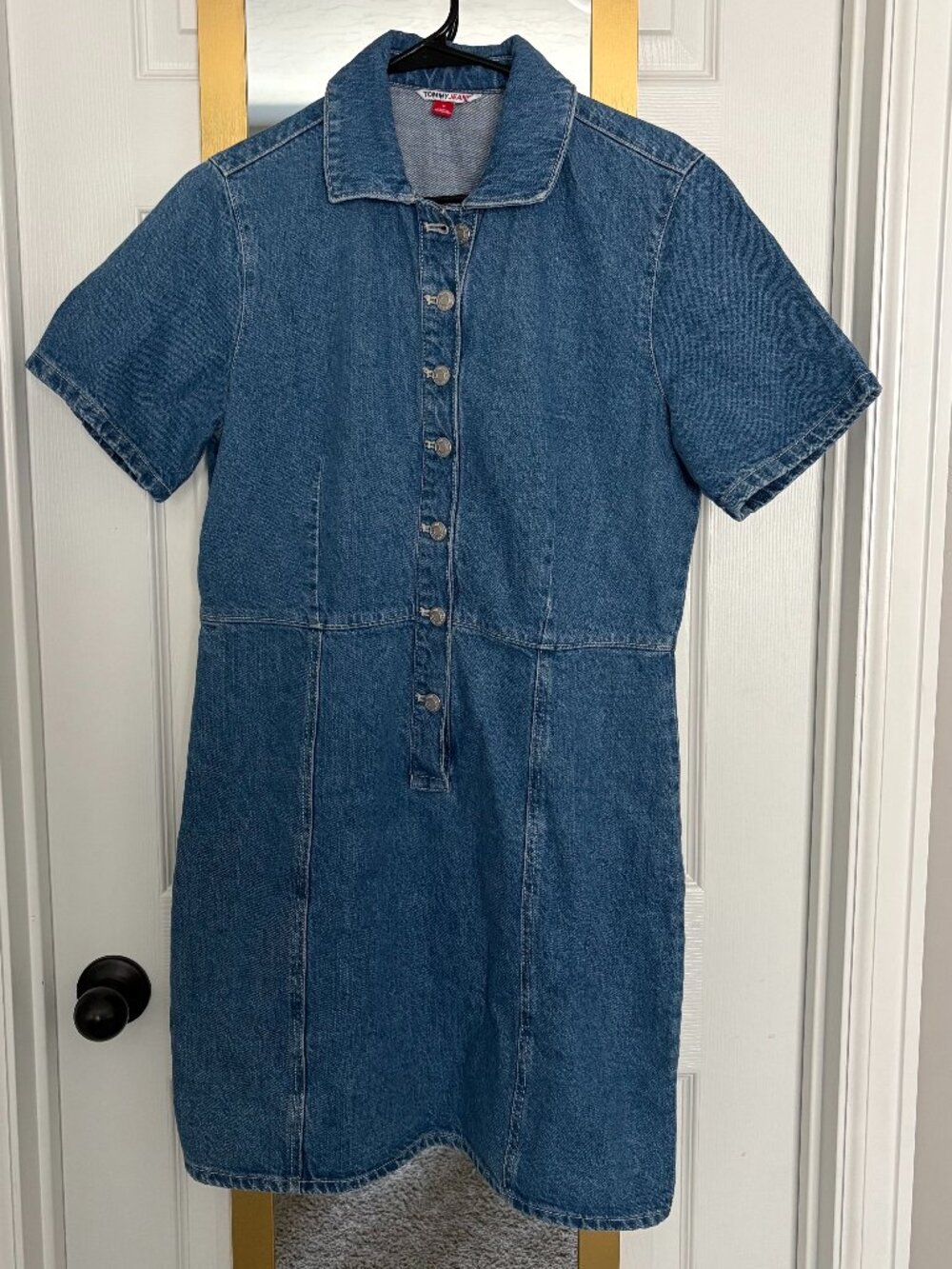 Tommy Jeans Blue Denim Dress
